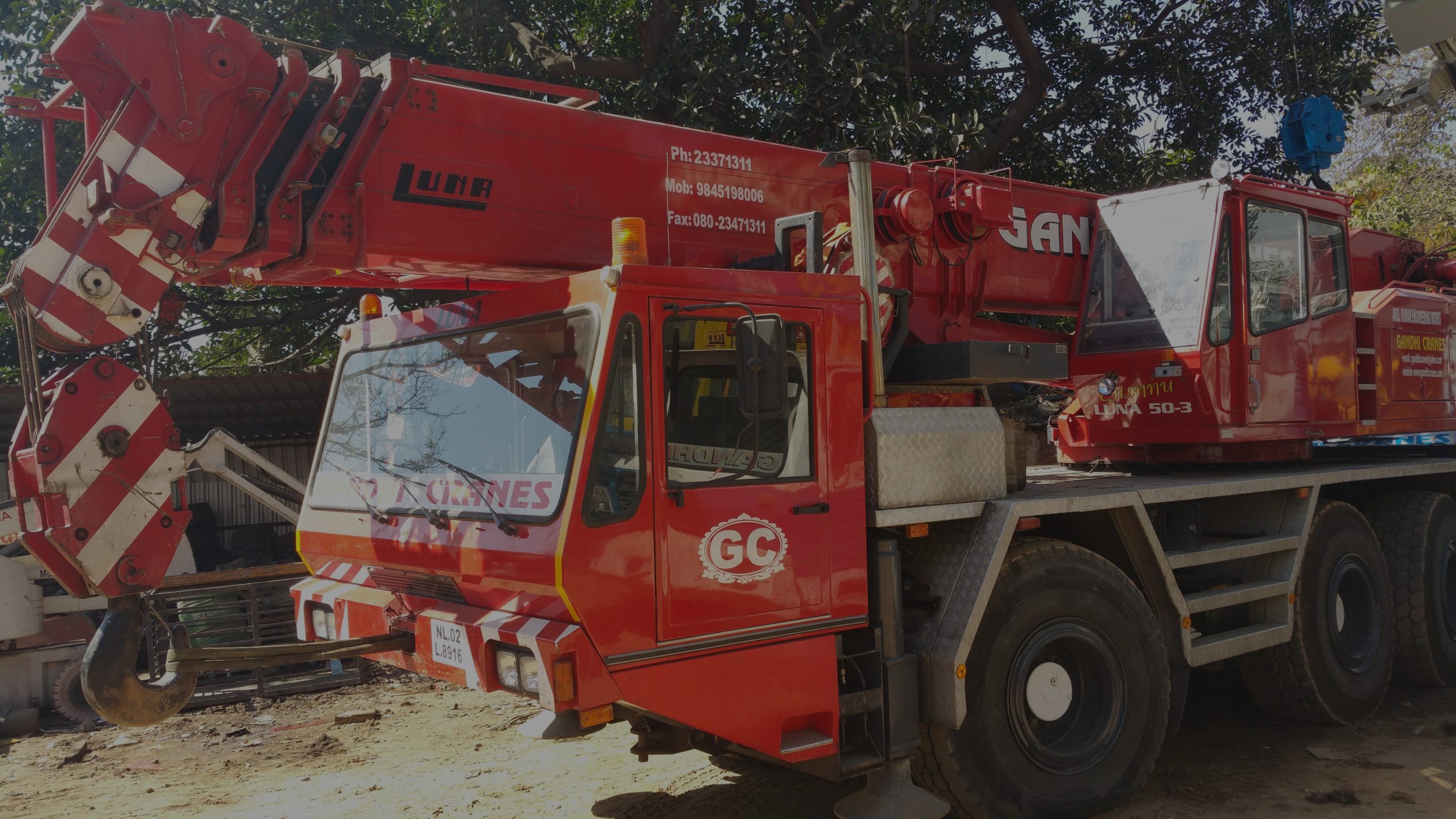 Expert Crane Rental Services in Bangalore - Gandhi Cranes